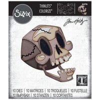 Sizzix - Tim Holtz - Halloween - Thinlits Dies - Skelly Colorize