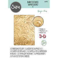 Sizzix - 3D Textured Impressions - Embossing Folder - Paisley