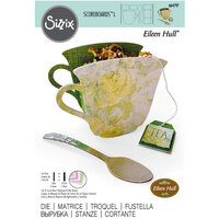 Sizzix - ScoreBoards L Dies - Teacup and Spoon