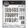 Sizzix - Tim Holtz - Thinlits Dies - Alphanumeric Shadow Numbers