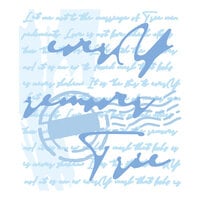 Sizzix - Layered Stencils - Scroll Text - 4 Pack