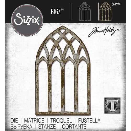 Sizzix - Tim Holtz - Bigz Dies - Cathedral Window