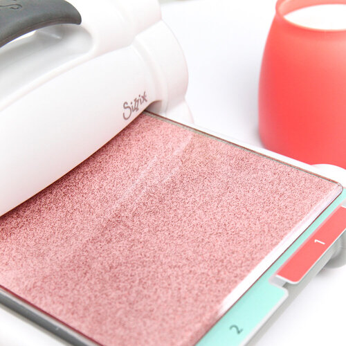 Sizzix - Standard Cutting Pads - Ballet Slipper Pink With Glitter