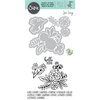 Sizzix - Framelits Dies and Clear Acrylic Stamp Set - Floral Bunch