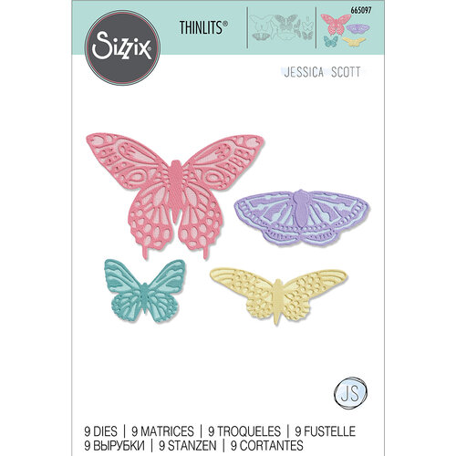 Sizzix - Thinlits Dies - Flutter On By