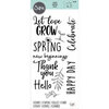 Sizzix - Clear Acrylic Stamps - New Beginnings