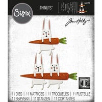 Sizzix - Tim Holtz - Thinlits Dies - Carrot Bunny