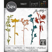 Sizzix - Tim Holtz - Thinlits Dies - Wildflower Stems 3