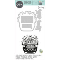 Sizzix - Framelits Die with Clear Acrylic Stamps - Hello Typewriter