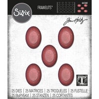 Sizzix - Tim Holtz - Framelits Dies - Stacked Tiles - Ovals