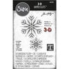 Sizzix - Christmas - Tim Holtz - 3D Impresslits Embossing Folder and Dies - Snowflake