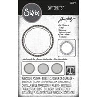 Sizzix - Tim Holtz - Switchlits Embossing Folder and Dies - Seal