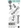 Sizzix - Clear Acrylic Stamps - Sunnyside Sentiments - Set 02