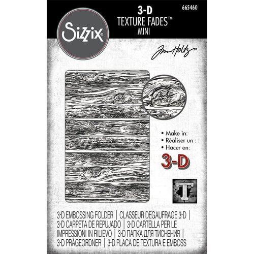 Sizzix 3-D Texture Fades Embossing Folder - Brickwork by Tim Holtz