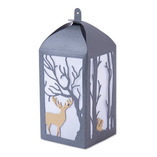 Dies Sizzix Thinlits Woodland - Lantern -