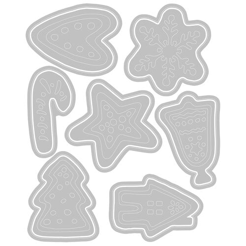 Sizzix - Tim Holtz - Thinlits Dies - Christmas Cookies