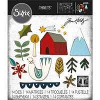 Sizzix - Christmas - Tim Holtz - Thinlits Dies - Funky Nordic