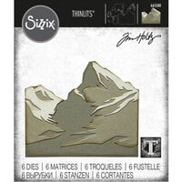 Sizzix - Christmas - Tim Holtz - Thinlits Dies - Mountain Top