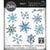 Sizzix - Christmas - Tim Holtz - Thinlits Dies - Scribbly Snowflakes