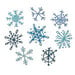 Sizzix - Christmas - Tim Holtz - Thinlits Dies - Scribbly Snowflakes