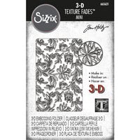 Sizzix - Tim Holtz - 3D Texture Fades - Embossing Folder - Mini Botanical