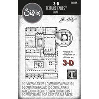 Sizzix - Tim Holtz - 3D Texture Fades - Embossing Folder - Mini Foundry