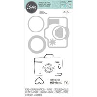 Sizzix - Framelits Dies with Clear Acrylic Stamps - Memory Maker