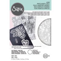 Sizzix - Printed Magnet Storage Sheet - 6.5 x 4.37 - 3 Pack
