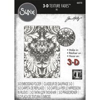 Sizzix - Tim Holtz - 3D Texture Fades - Embossing Folder - Damask