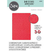 Sizzix - 3D Textured Impressions Embossing Folder - Winter Sweater