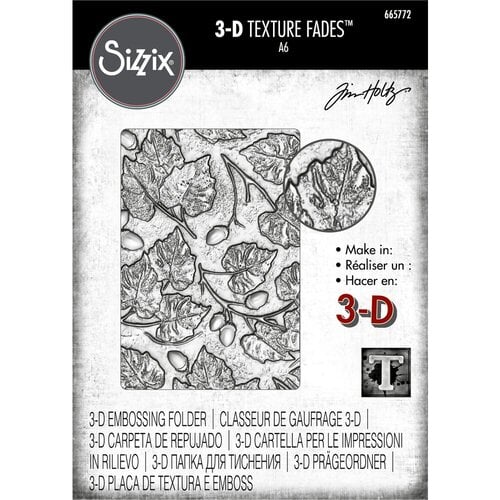 Sizzix - 3D Textured Impressions - Embossing Folder - Dandelion Wish