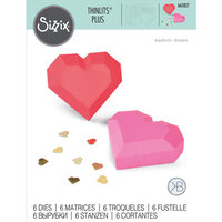 Sizzix - Thinlits Dies - Geo Heart Box