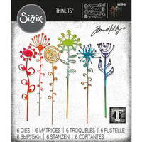 Sizzix - Tim Holtz - Thinlits Dies - Artsy Stems