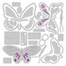 Sizzix - Thinlits Dies - Patterned Butterfly