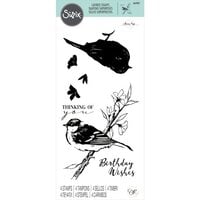 Sizzix - Clear Acrylic Stamps - Layered Summer Bird
