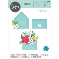 Sizzix - Christmas - Thinlits Dies - Festive Envelope