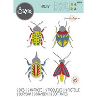 Sizzix - Thinlits Dies - Patterned Bugs