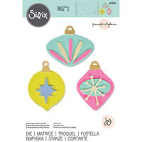 Sizzix - Christmas - Bigz L Dies - Quirky Baubles