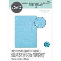 Sizzix - Multi-Level Textured Impressions Embossing Folder - Abstract Rounds
