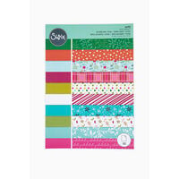 Sizzix - Surfacez Collection - 8.25 x 11.75 - Patterned Paper - Festive - 80 Pack