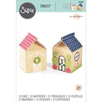 Sizzix - Thinlits Dies - Seasonal House Gift Box