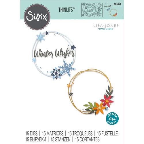 Sizzix - Thinlits Dies - Winter Wreath