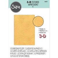 Sizzix - 3D Textured Impressions - Embossing Folder - Flowing Waves