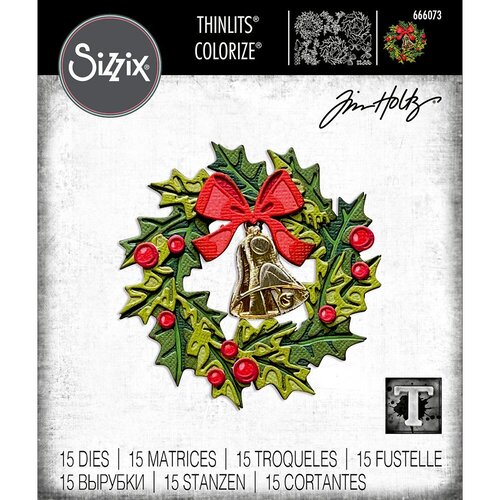 Temmelig overvældende tre Sizzix - Tim Holtz - Christmas - Thinlits Dies - Yuletide Colorize