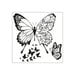 Sizzix - Framelits Dies with Clear Acrylic Stamps - Butterfly Birthday