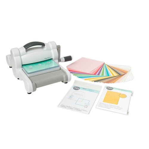 Sizzix - Big Shot Machine - White and Gray - Starter Kit