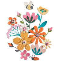 Sizzix - Thinlits Dies - Bold Flora