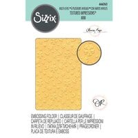 Sizzix - Multi-Level Textured Impressions - Mini Embossing Folders - Scattered Florals