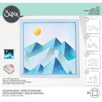 Sizzix - Layered Stencils - Mountain Scene