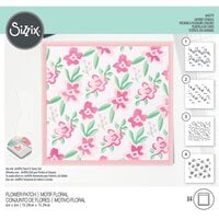 Sizzix - Layered Stencils - Flower Patch